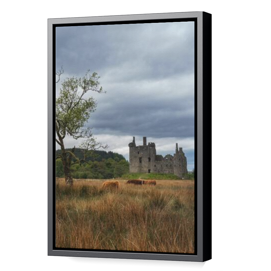Thumbnail for Canvas - Black Floating Frame