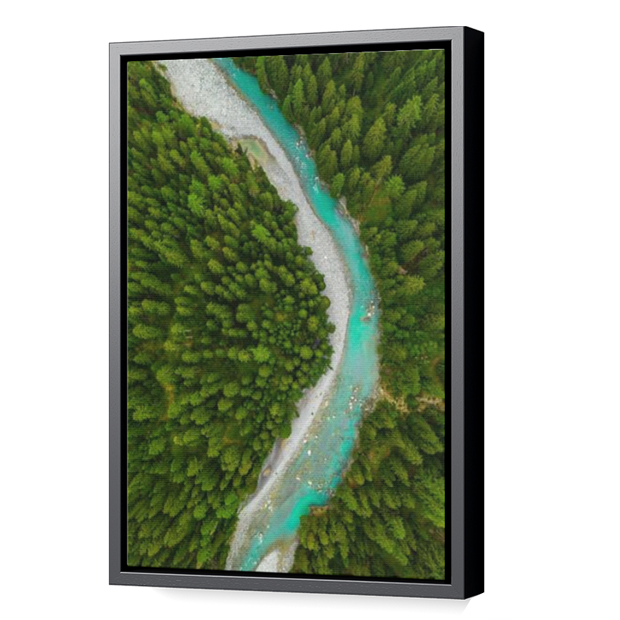 Thumbnail for Canvas - Black Floating Frame