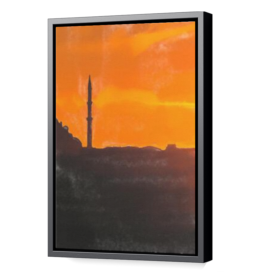 Thumbnail for Canvas - Black Floating Frame