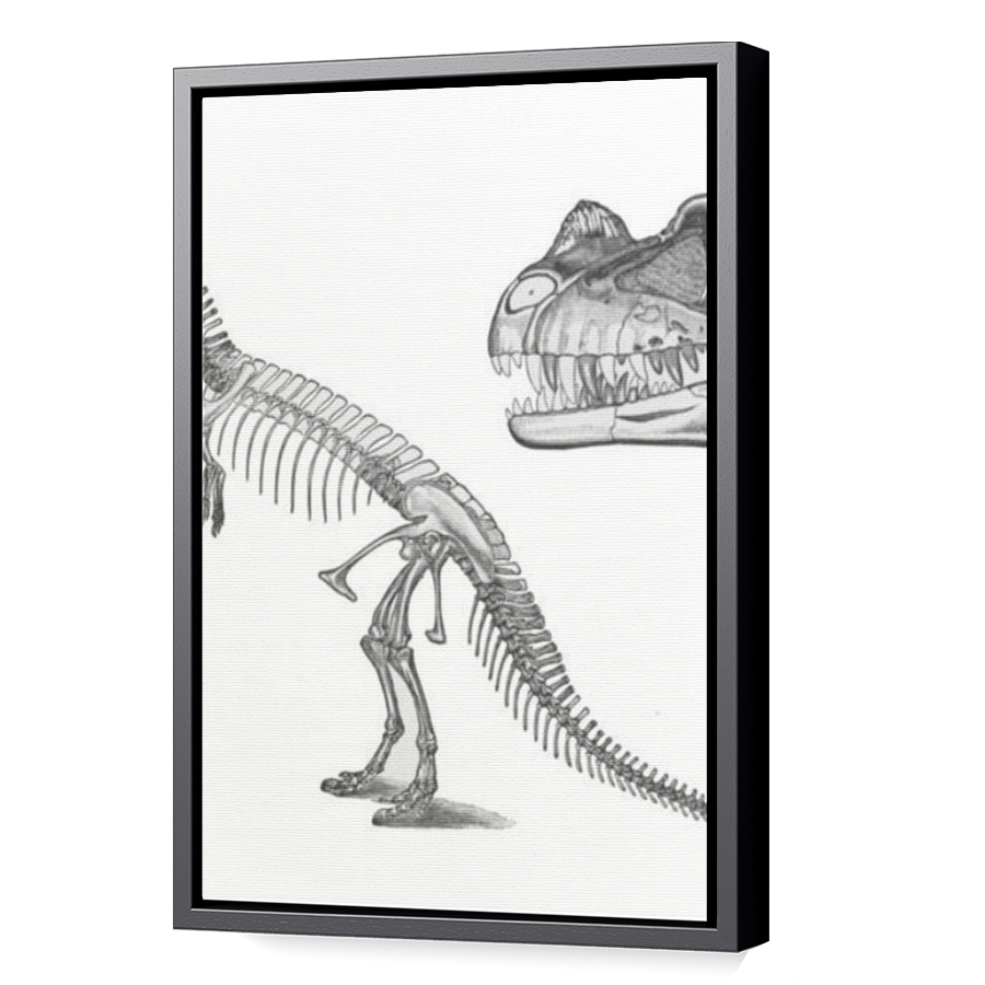 Thumbnail for Canvas - Black Floating Frame