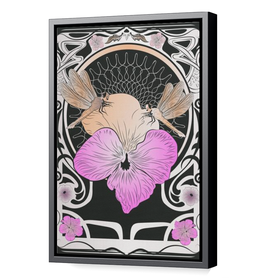 Thumbnail for Canvas - Black Floating Frame
