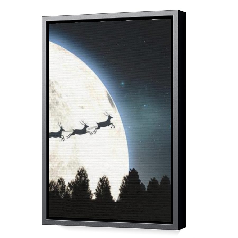 Thumbnail for Canvas - Black Floating Frame