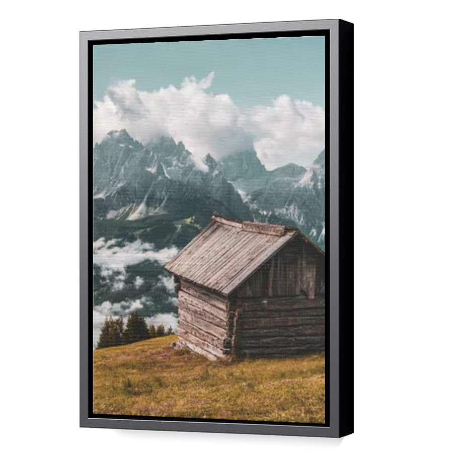 Thumbnail for Canvas - Black Floating Frame