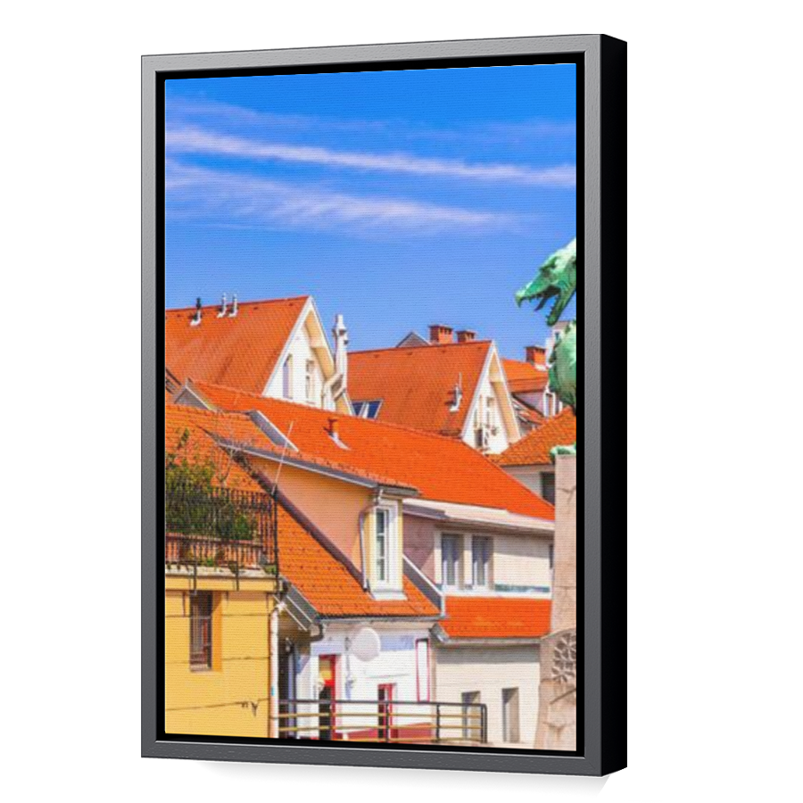 Thumbnail for Canvas - Black Floating Frame