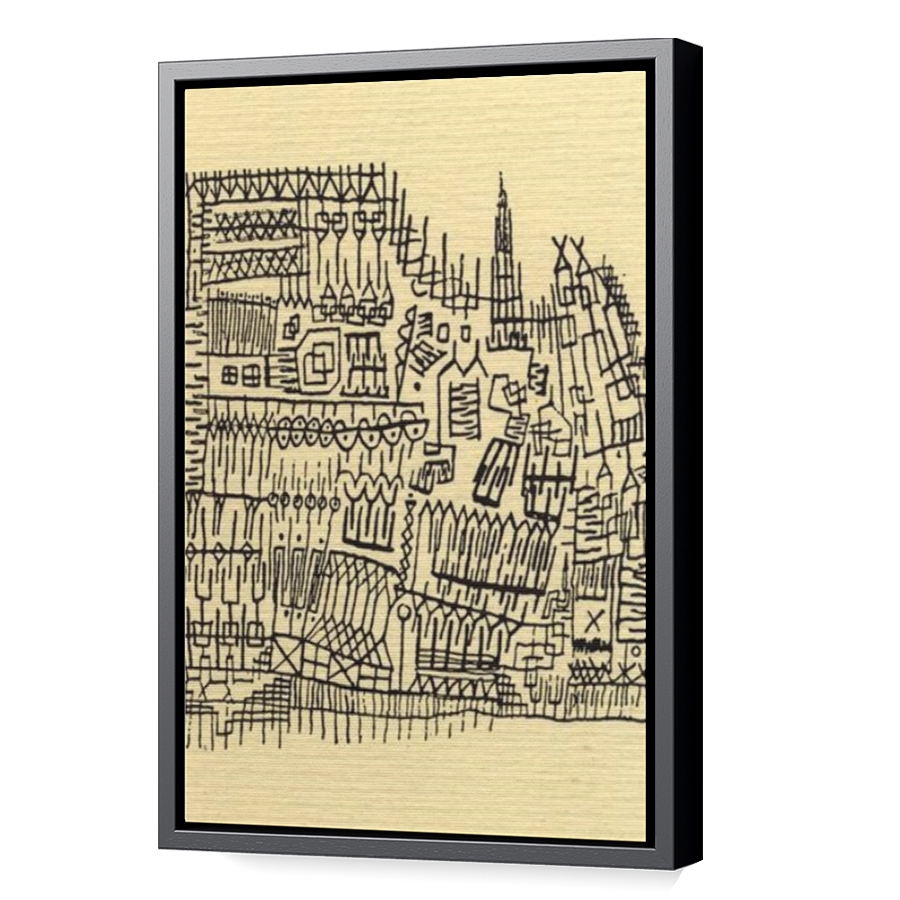 Thumbnail for Canvas - Black Floating Frame