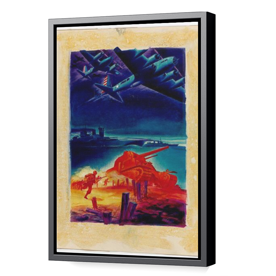 Thumbnail for Canvas - Black Floating Frame