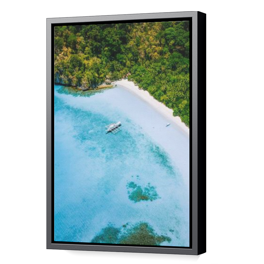 Thumbnail for Canvas - Black Floating Frame