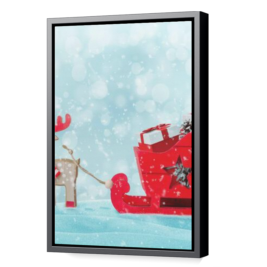 Thumbnail for Canvas - Black Floating Frame