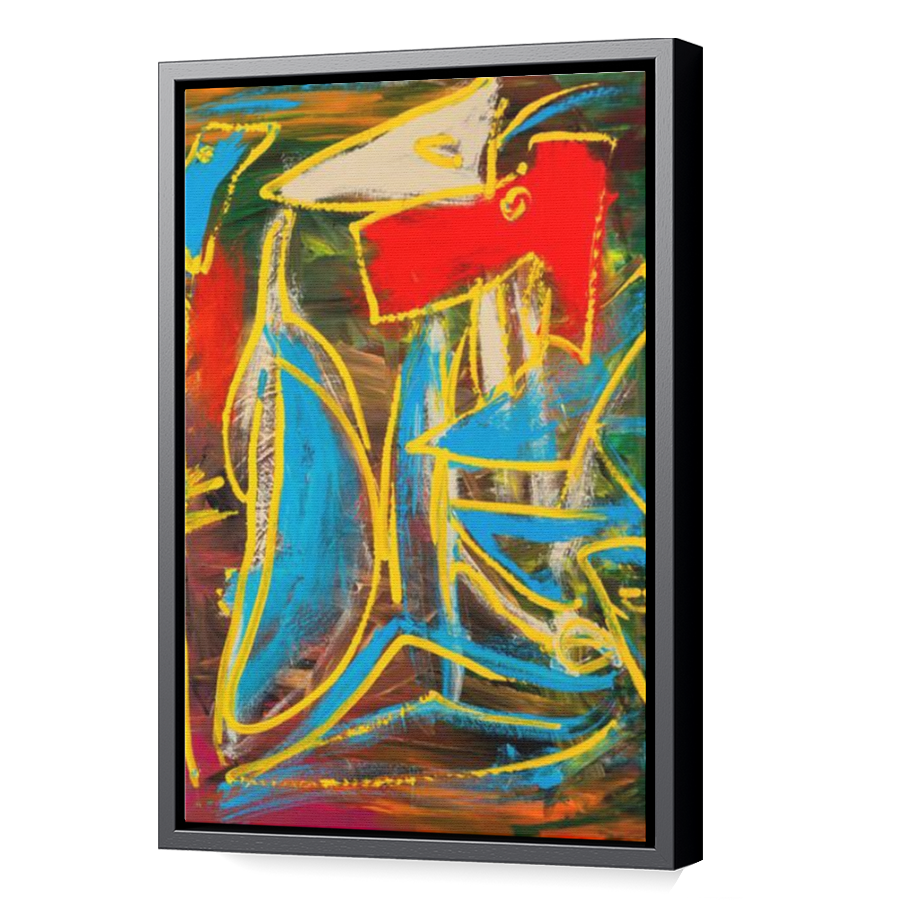 Thumbnail for Canvas - Black Floating Frame