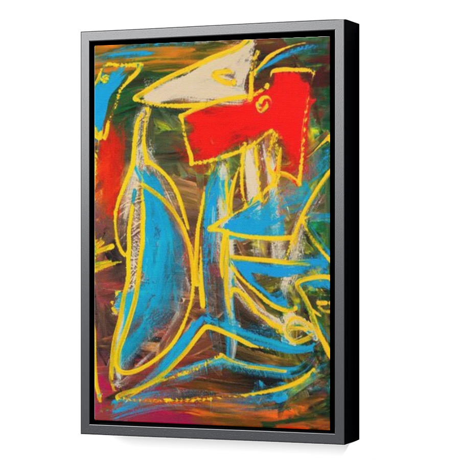 Thumbnail for Canvas - Black Floating Frame