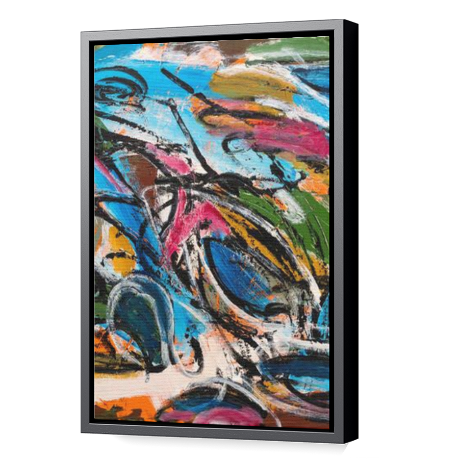 Thumbnail for Canvas - Black Floating Frame