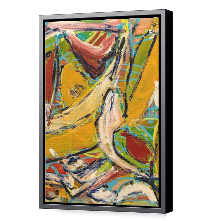 Thumbnail for Canvas - Black Floating Frame