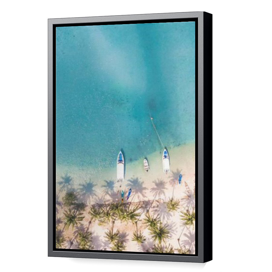 Thumbnail for Canvas - Black Floating Frame