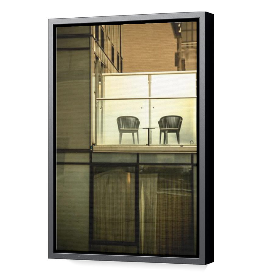 Thumbnail for Canvas - Black Floating Frame