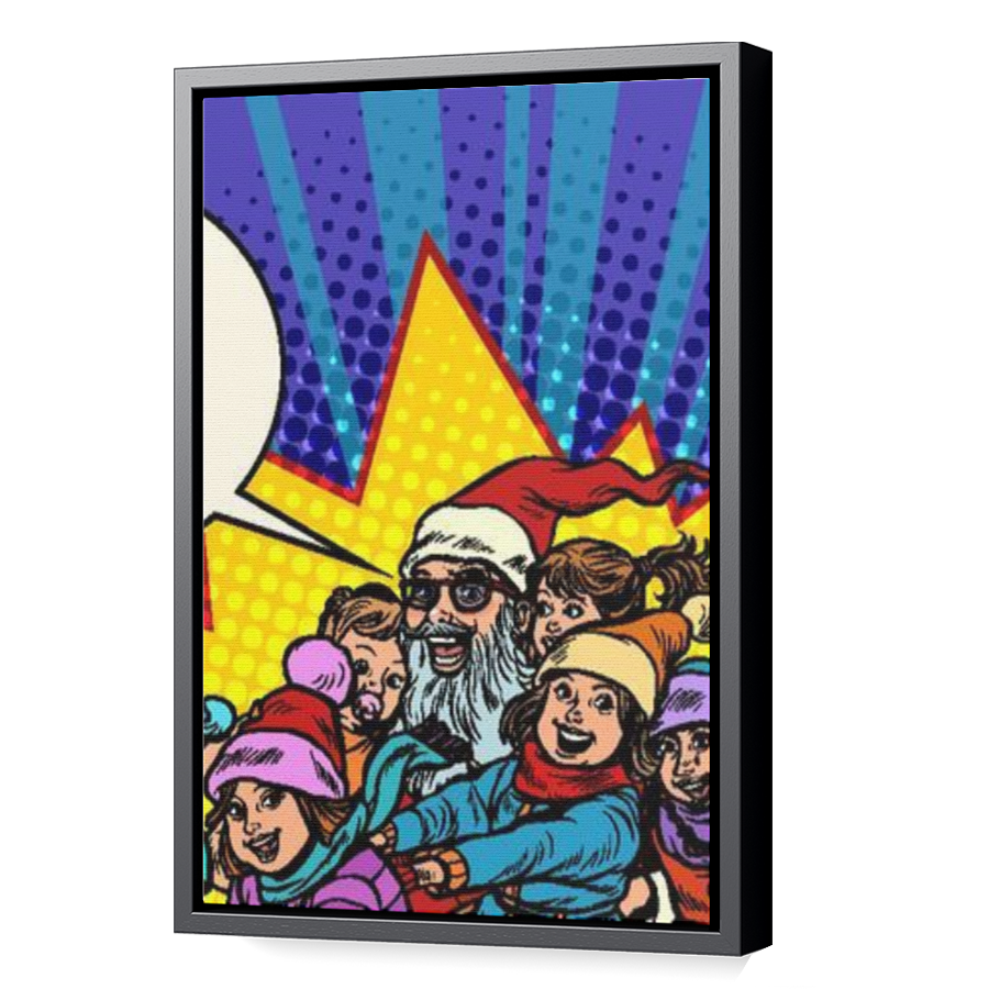 Thumbnail for Canvas - Black Floating Frame