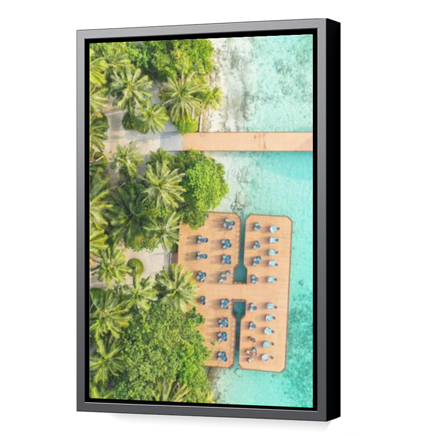 Thumbnail for Canvas - Black Floating Frame
