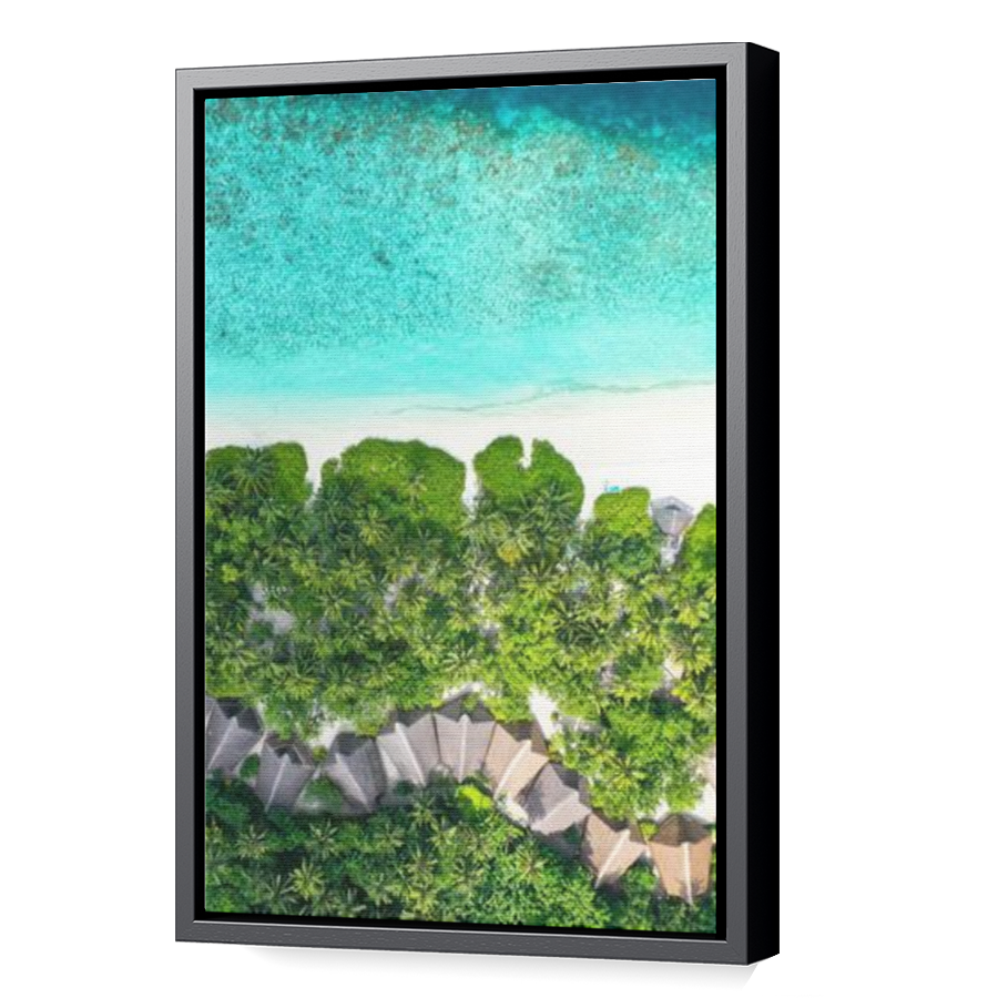 Thumbnail for Canvas - Black Floating Frame