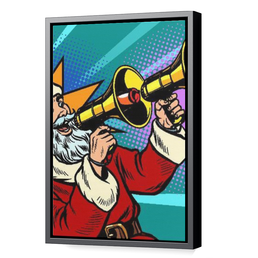 Thumbnail for Canvas - Black Floating Frame