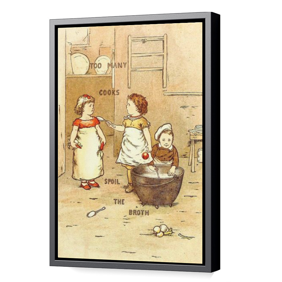 Thumbnail for Canvas - Black Floating Frame