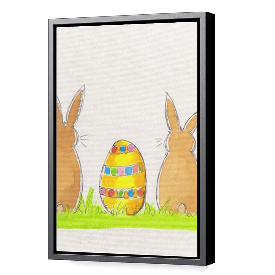 Thumbnail for Canvas - Black Floating Frame