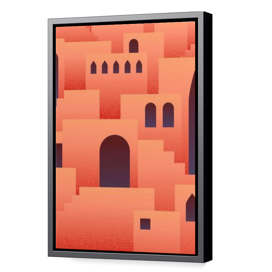 Thumbnail for Canvas - Black Floating Frame