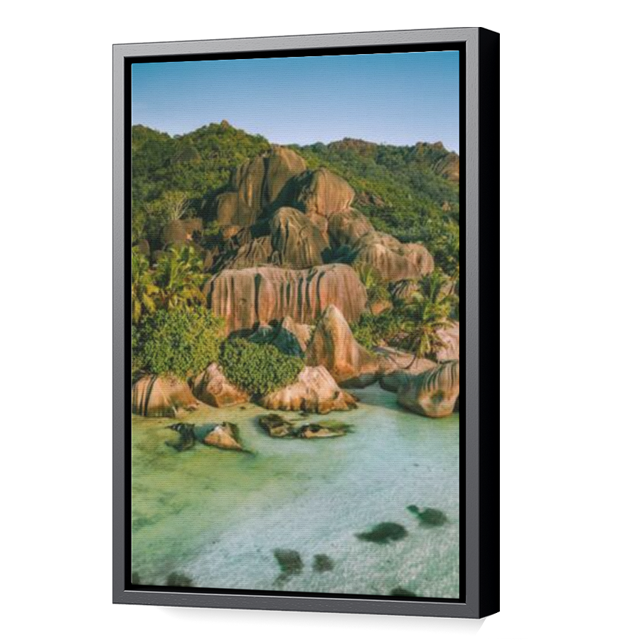 Thumbnail for Canvas - Black Floating Frame