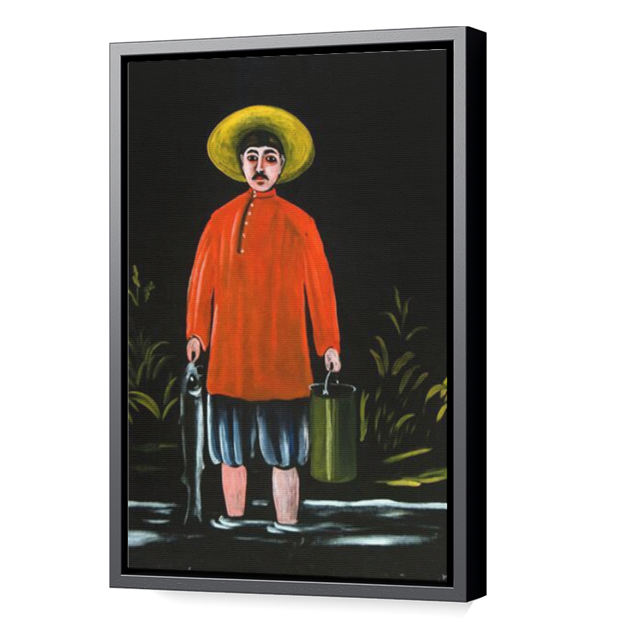 Thumbnail for Canvas - Black Floating Frame