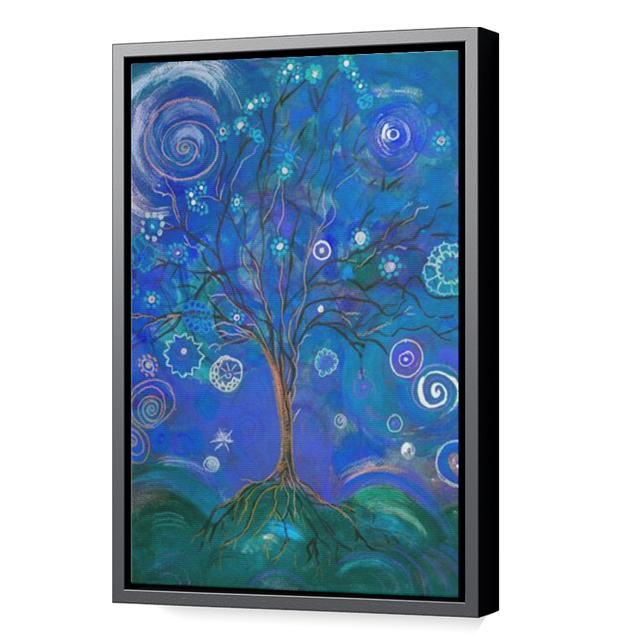 Thumbnail for Canvas - Black Floating Frame