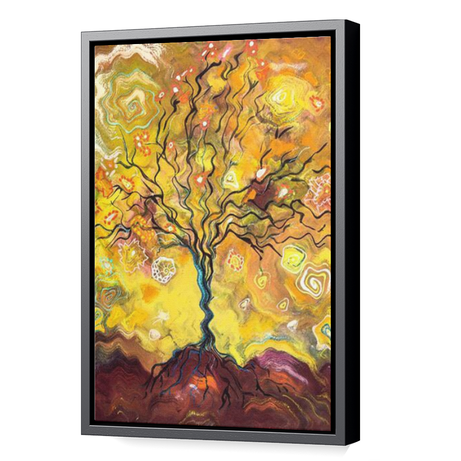 Thumbnail for Canvas - Black Floating Frame