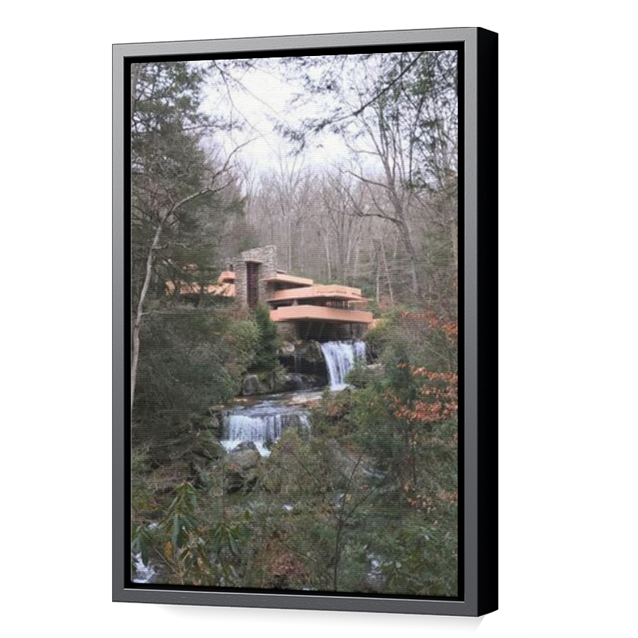 Thumbnail for Canvas - Black Floating Frame