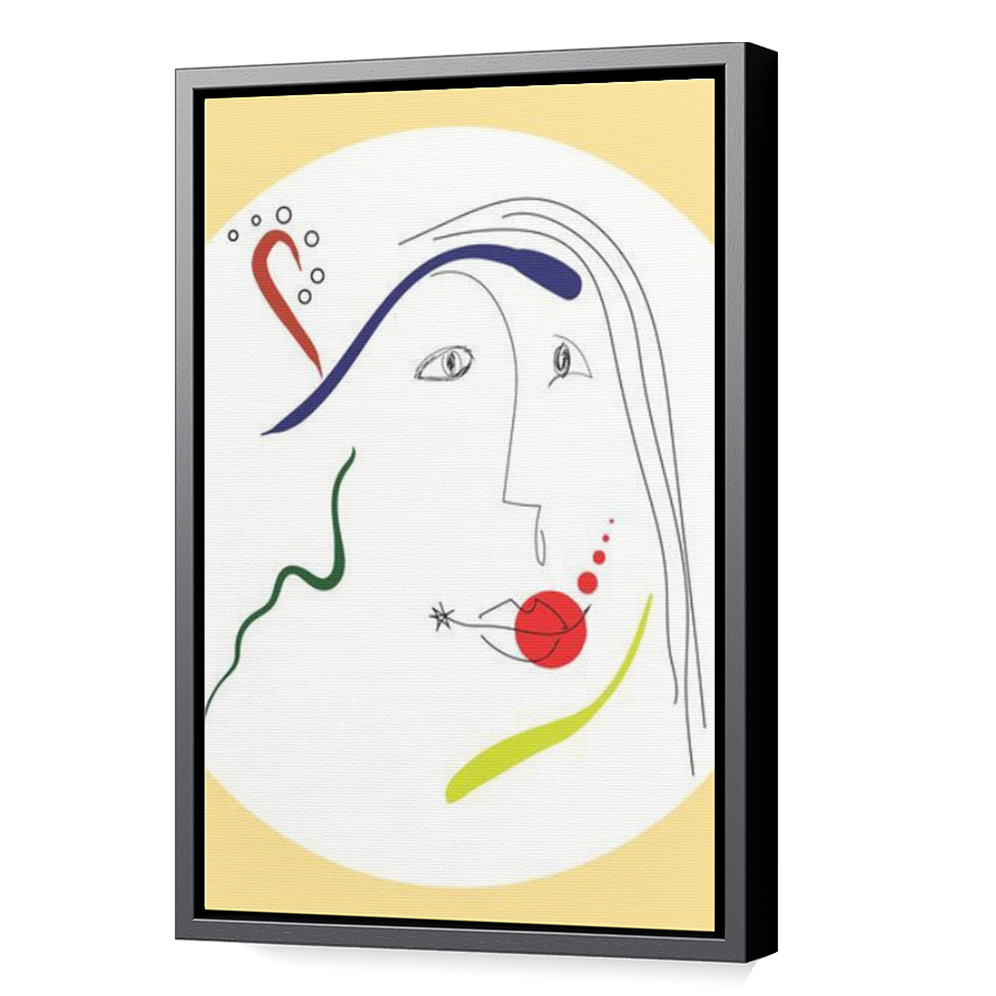Thumbnail for Canvas - Black Floating Frame