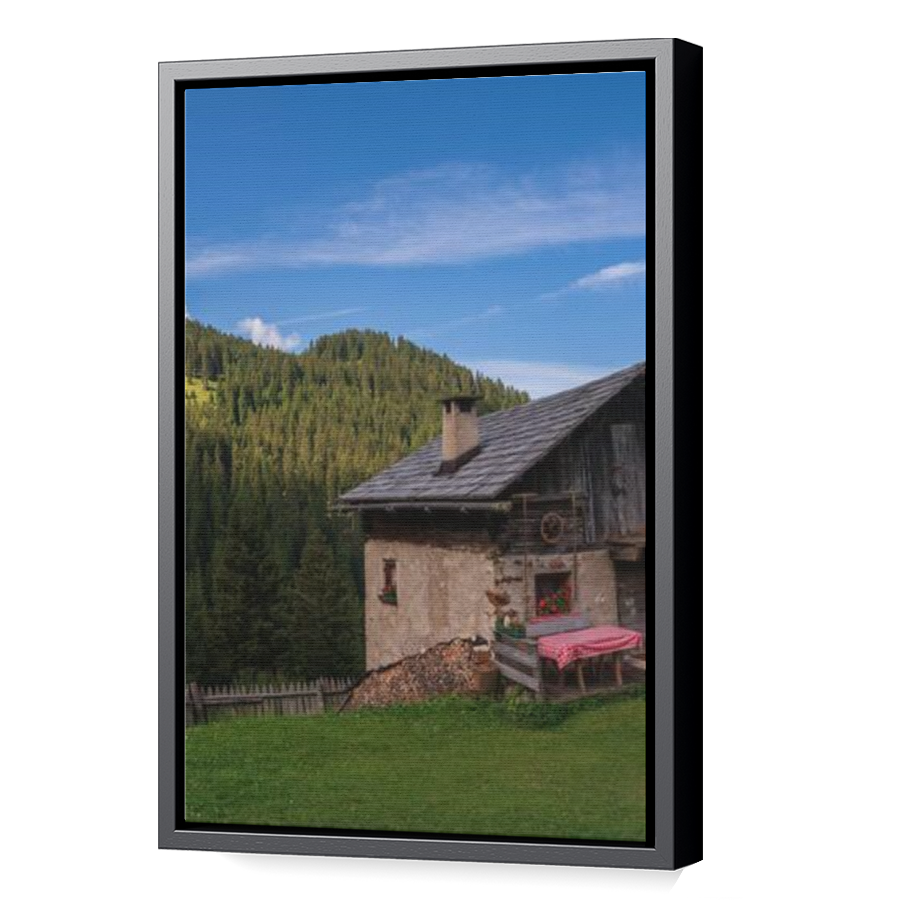 Thumbnail for Canvas - Black Floating Frame