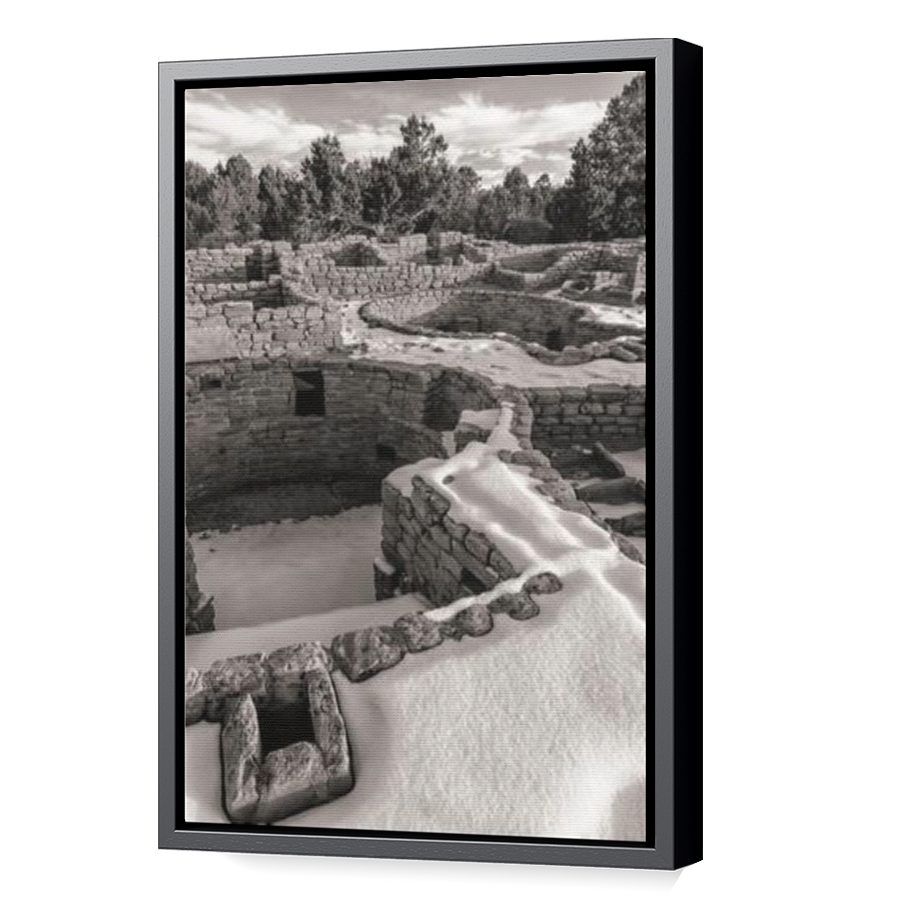 Thumbnail for Canvas - Black Floating Frame