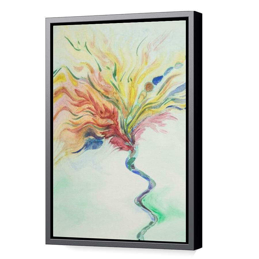 Thumbnail for Canvas - Black Floating Frame