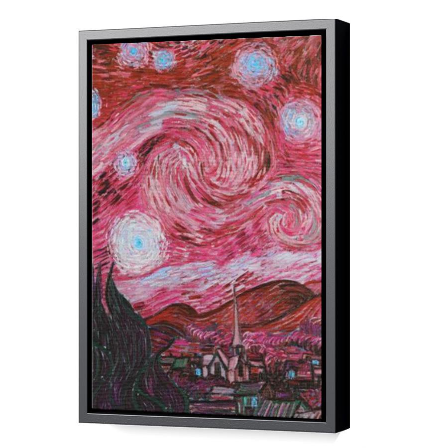 Thumbnail for Canvas - Black Floating Frame