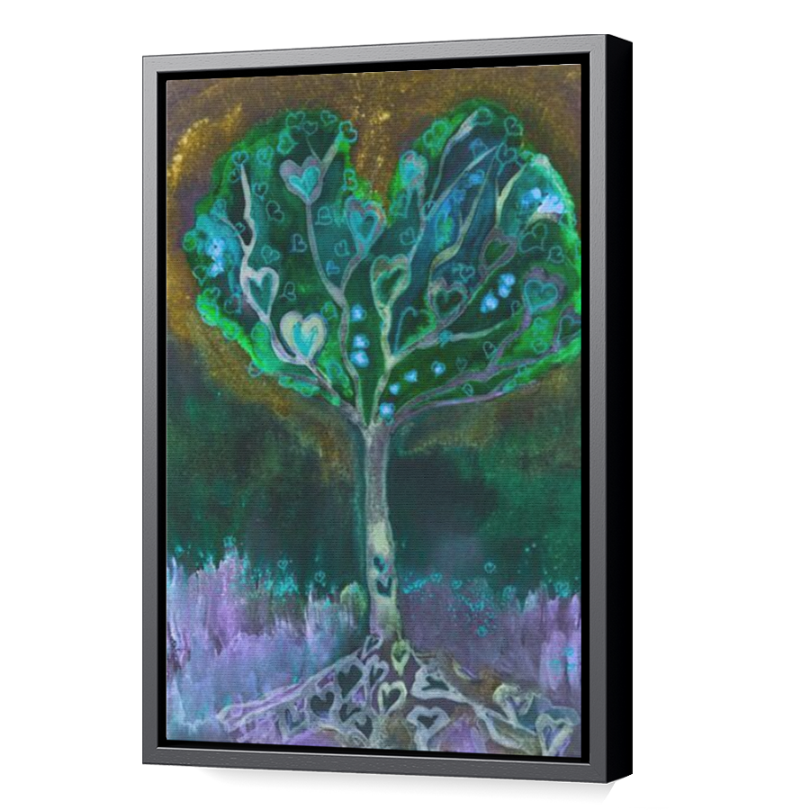 Thumbnail for Canvas - Black Floating Frame