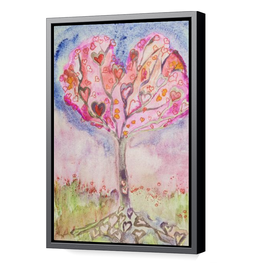 Thumbnail for Canvas - Black Floating Frame