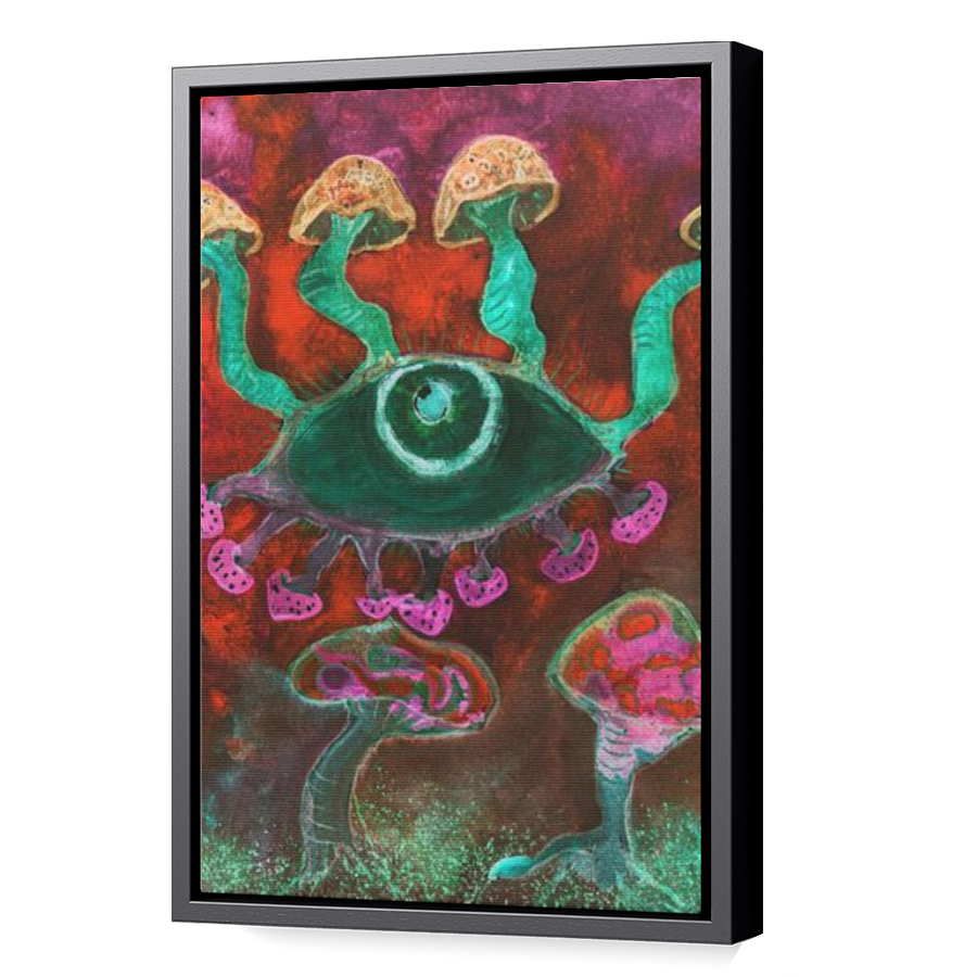 Thumbnail for Canvas - Black Floating Frame