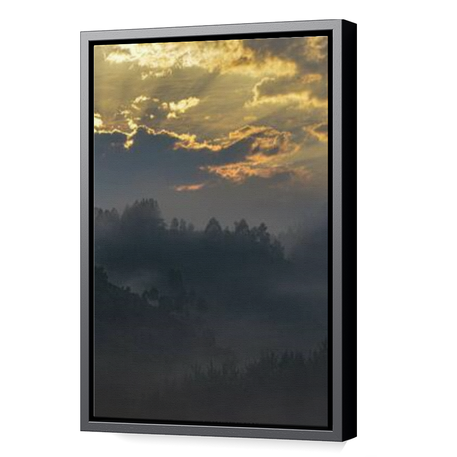 Thumbnail for Canvas - Black Floating Frame