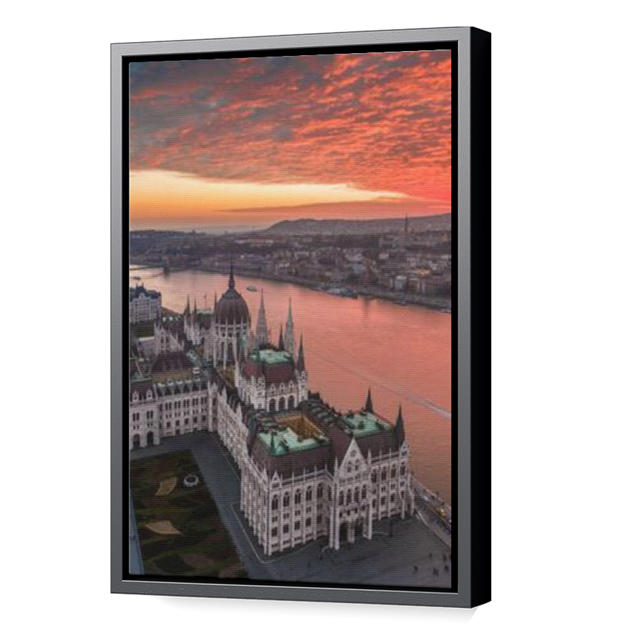 Thumbnail for Canvas - Black Floating Frame