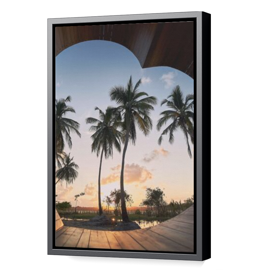 Thumbnail for Canvas - Black Floating Frame