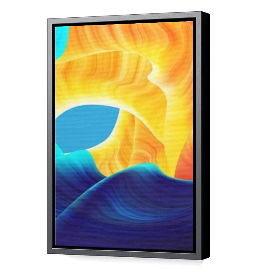 Thumbnail for Canvas - Black Floating Frame