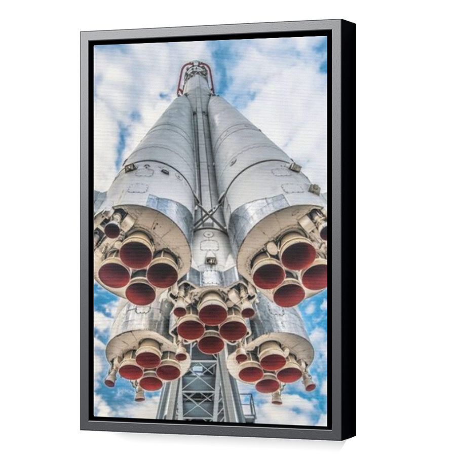 Thumbnail for Canvas - Black Floating Frame