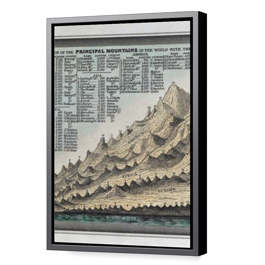 Thumbnail for Canvas - Black Floating Frame