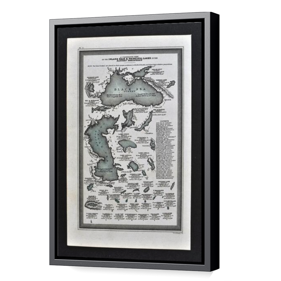 Thumbnail for Canvas - Black Floating Frame