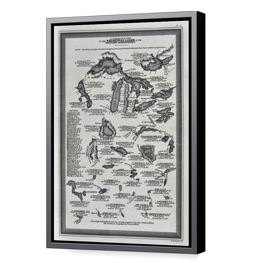 Thumbnail for Canvas - Black Floating Frame