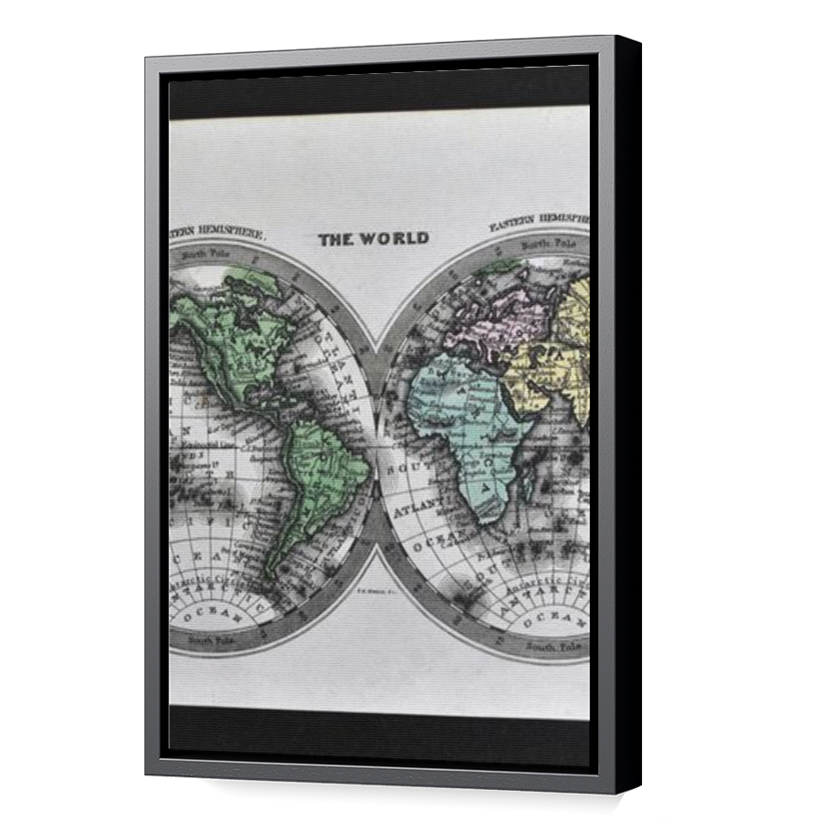 Thumbnail for Canvas - Black Floating Frame