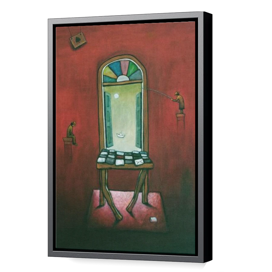 Thumbnail for Canvas - Black Floating Frame