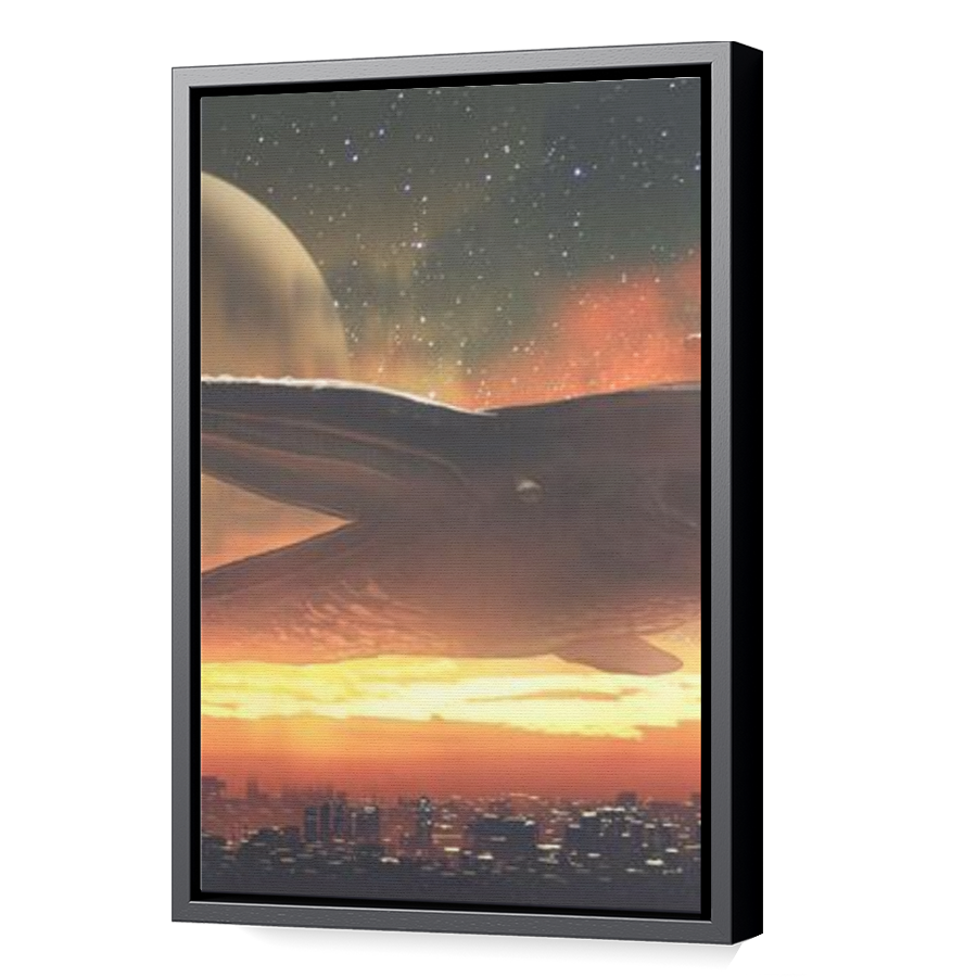 Thumbnail for Canvas - Black Floating Frame