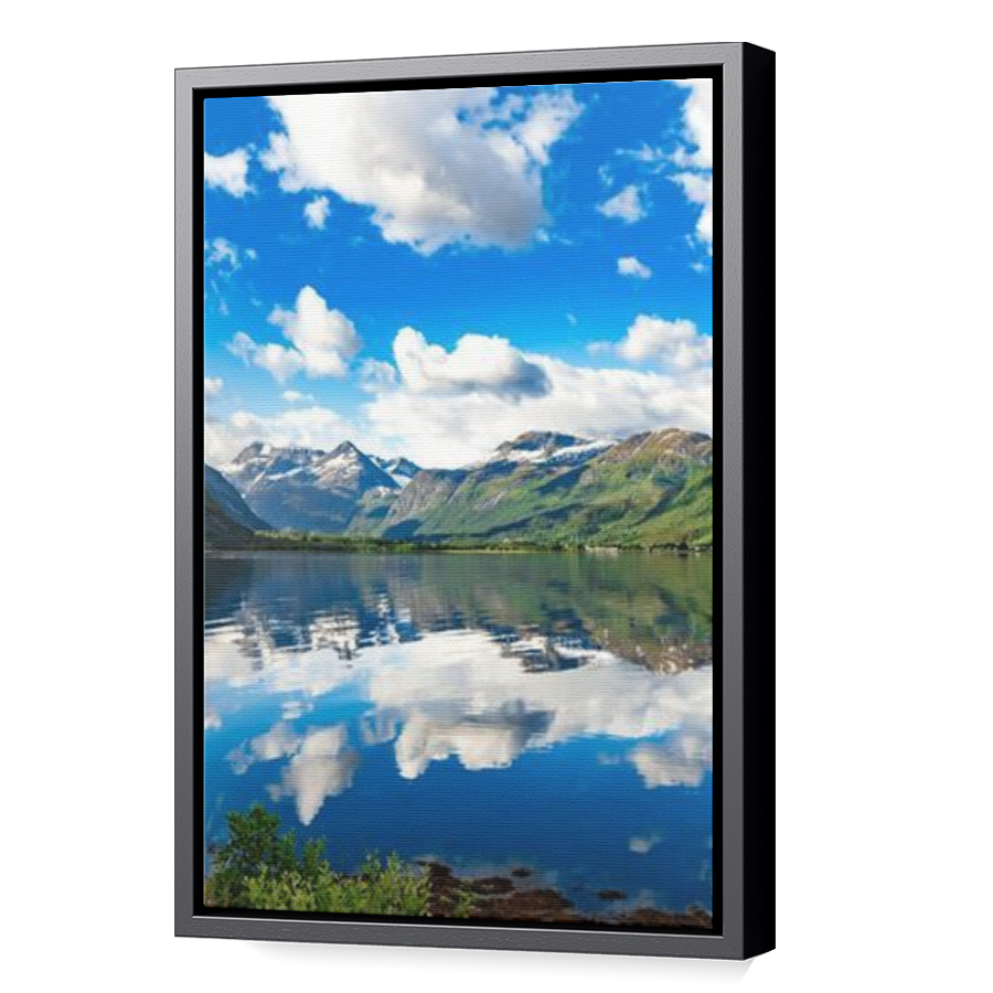 Thumbnail for Canvas - Black Floating Frame